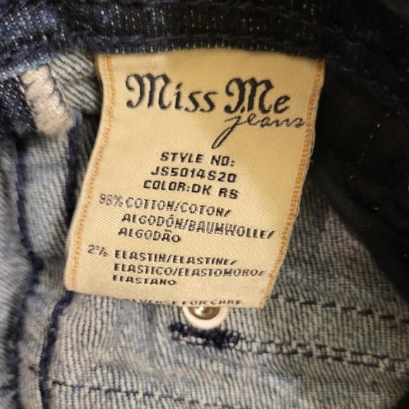 Miss Me Low-rise Skinny Size 29 Dark Wash Blue - Picture 6 of 9